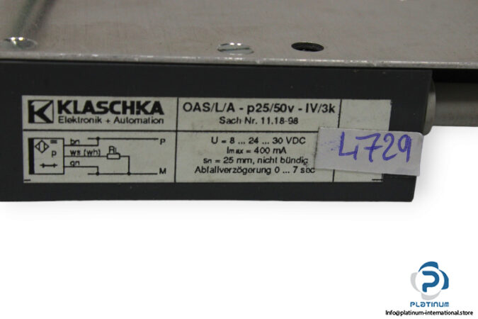 klaschka-OAS_L_A-P25_50V-IV_3K-inductive-sensor-used-2