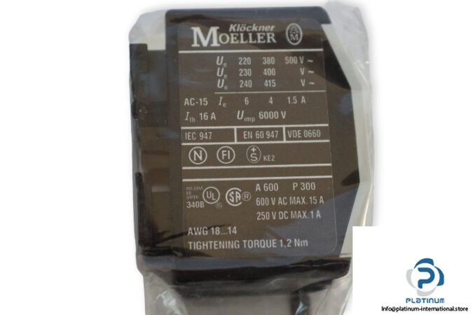klockner-moeller-11-DIL-auxiliary-contact-module-(new)-2