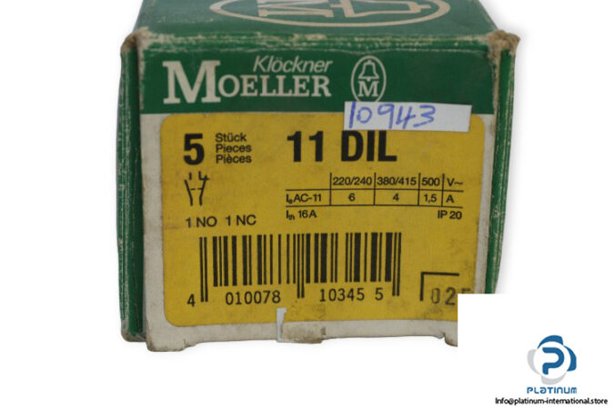 klockner-moeller-11-DIL-auxiliary-contact-module-(new)-4