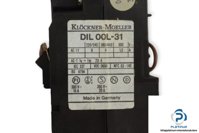 klockner-moeller-DIL00L-31-contactor-relay-(new)-2