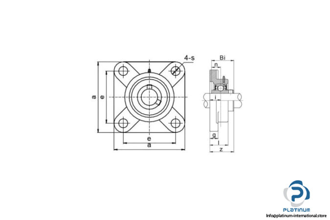 kml-SUCSF205-stainless-steel-four-bolt-square-flange-unit-(new)-2