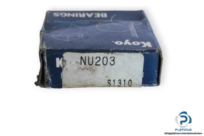 koyo-NU203-cylindrical-roller-bearing-(new)-(carton)-1