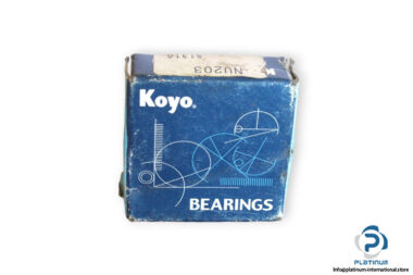 koyo-NU203-cylindrical-roller-bearing-(new)-(carton)