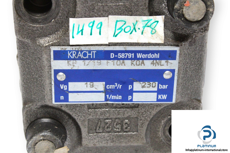 kracht-KP-1_19-F10A-K0A-4NL1-high-pressure-gear-pump-used-2