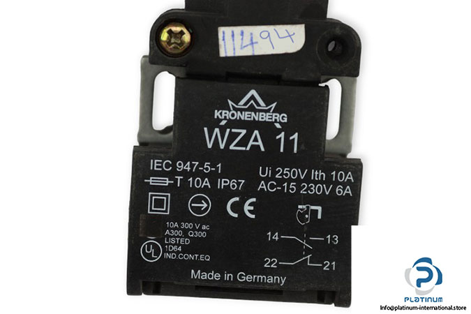 kronenberg-WZA-11-safety-switch-(Used)-1