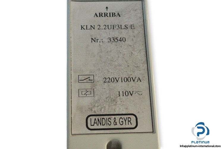 landis-gyr-KLN-2.2UF3LSE-relay-(new)-1
