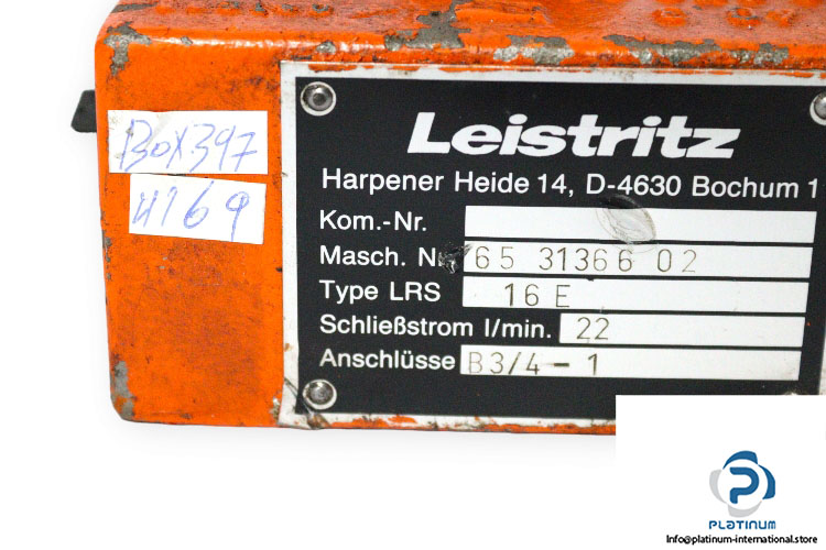 leistritz-LRS-16-E-flow-control-valve-(used)-1