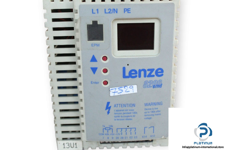 lenze-E82EB152X2B-frequency-inverter-(Used)-1