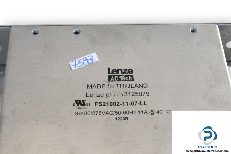 lenze-FS21002-11-07-LL-rfi-filter-(Used)-1