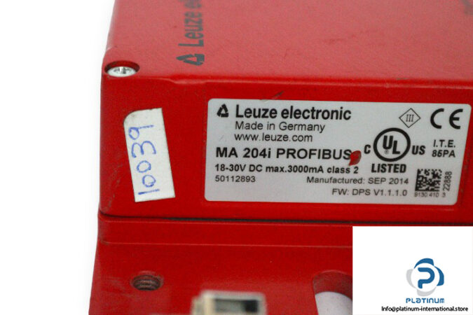 leuze-MA-204I-PROFIBUS-modular-connection-unit-(used)-2
