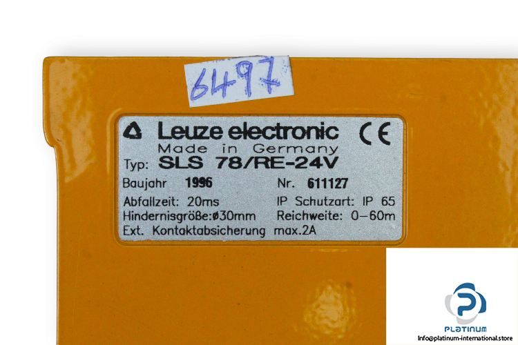 leuze-SLS-78_RE-24-V-single-beam-safety-light-barrier-receiver-new-2