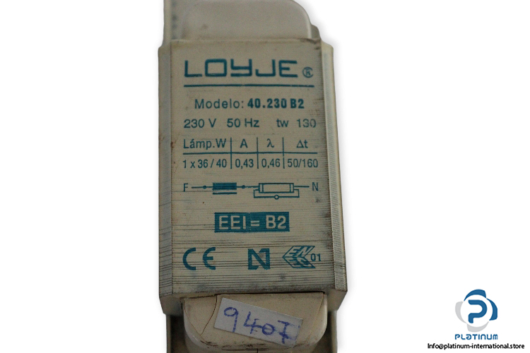 loyje-40-230-B2-electrical-ballast-used-2