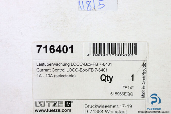 lutze-LOCC-Box-FB-7-6401-electronic-circuit-breaker-(New)-2