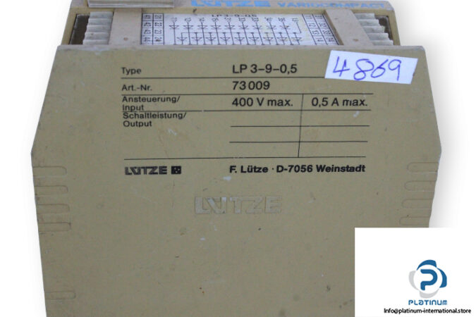 lutze-LP-3-9-0,5-variocompact-(used)-2