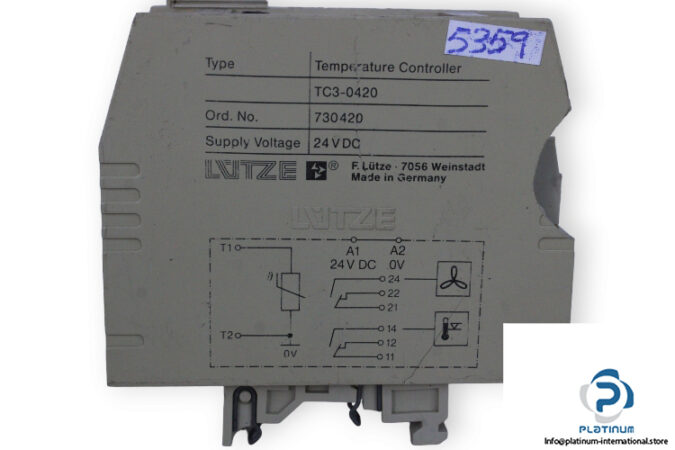 lutze-TC3-0420-temperature-controller-used-3