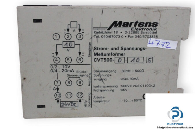 martens-CVT500-0-10-5-current-and-voltage-transmitter-(used)-2