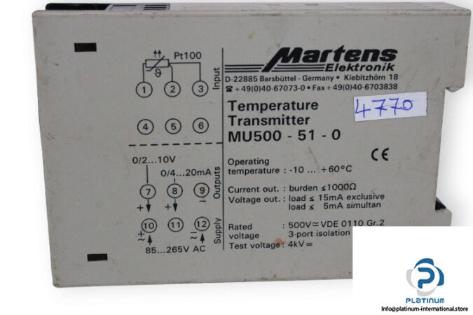 martens-MU500-51-0-temperature-transmitter-(used)-3