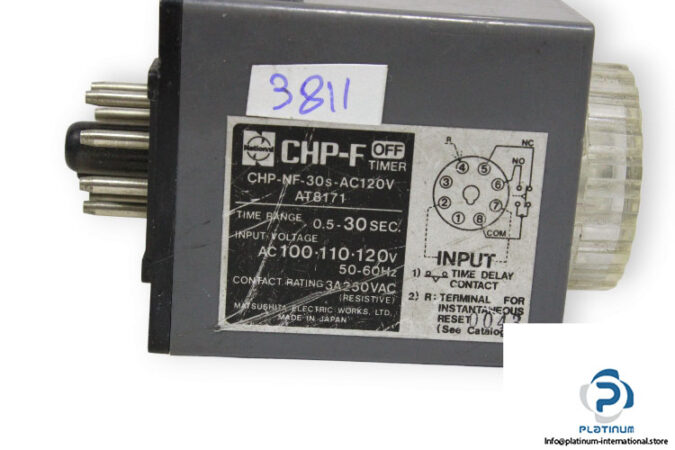 matsushita-CHP-NF-30S-AC120V-time-delay-(used)-2