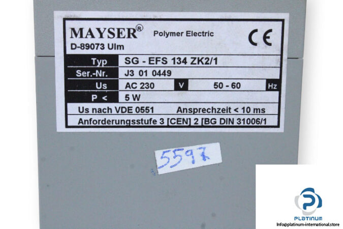 mayser-SG-EFS-134-ZK2_1-control-unit-(Used)-2