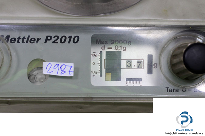 mettler-P2010-balance-scale-(used)-1