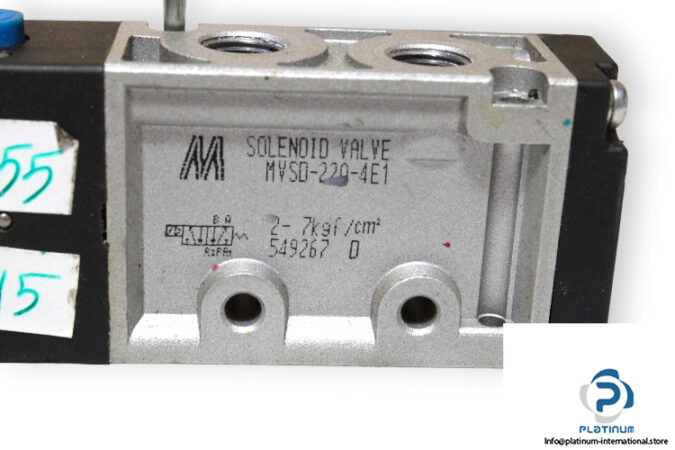 mindman-MVSD-220-4E1-single-solenoid-valve-used-3