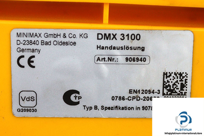 minimax-DMX-3100-manual-release-(used)-1