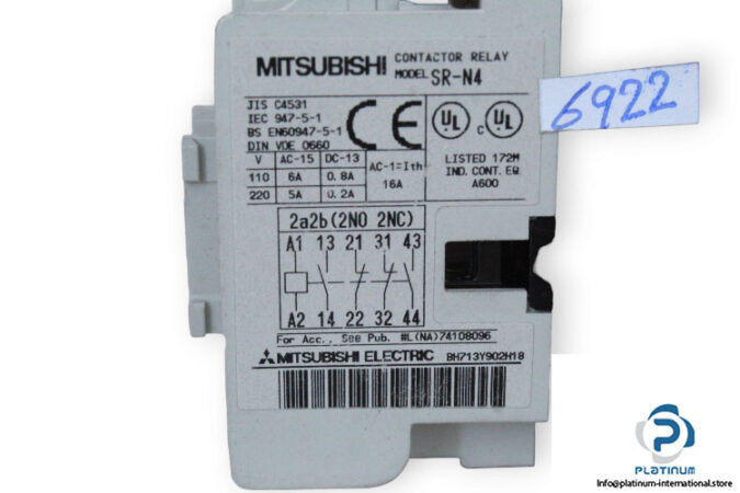 mitsubishi-SR-N4-contactor-relay-(New)-2