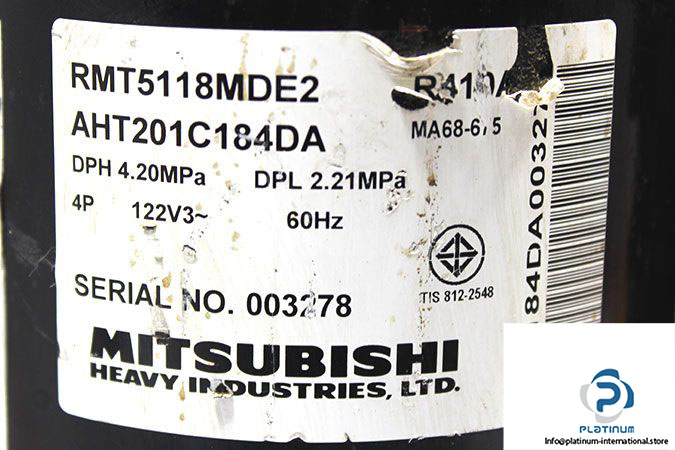 mitsubishi-rmt5118mde2-rotary-refrigeration-compressor-1