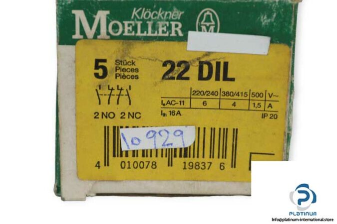 moeller-22-DIL-auxiliary-contact-(new)-2