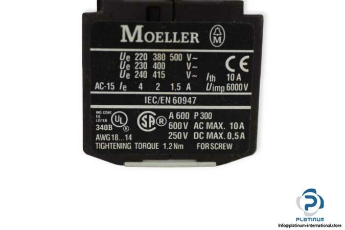 moeller-22DILEM-auxiliary-contact-module-(new)-4