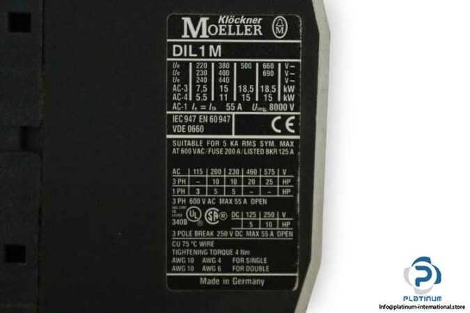 moeller-DIL-1M-contactor-(New)-3