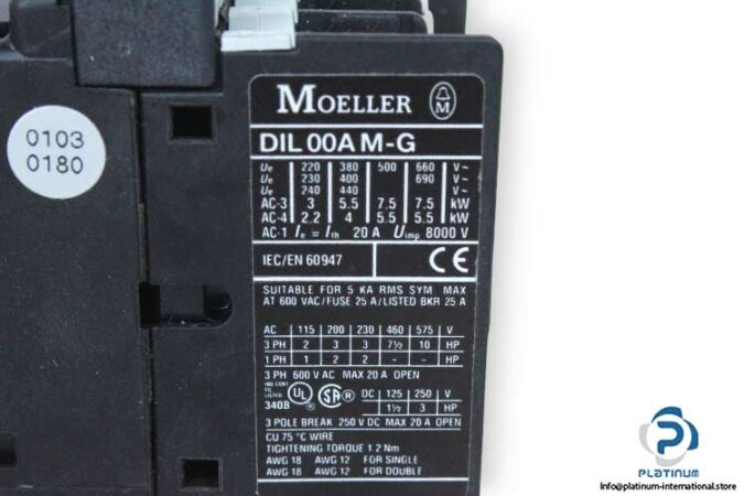 moeller-DIL00AM-G-system-contactor-(new)-3