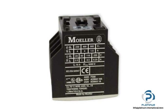 moeller-DILA-XHI20-auxiliary-contact-module-(new)-2