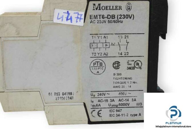 moeller-EMT6-DB-(230V)-thermistor-overload-relay-(used)-2