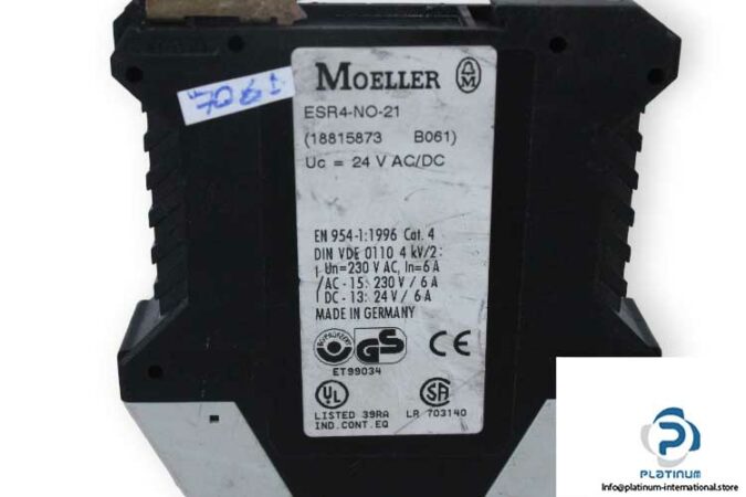 moeller-ESR4-NO-21-safety-relay-used-3