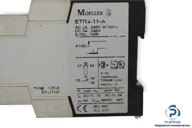 moeller-ETR4-4-11-A-time-relay-(Used)-2