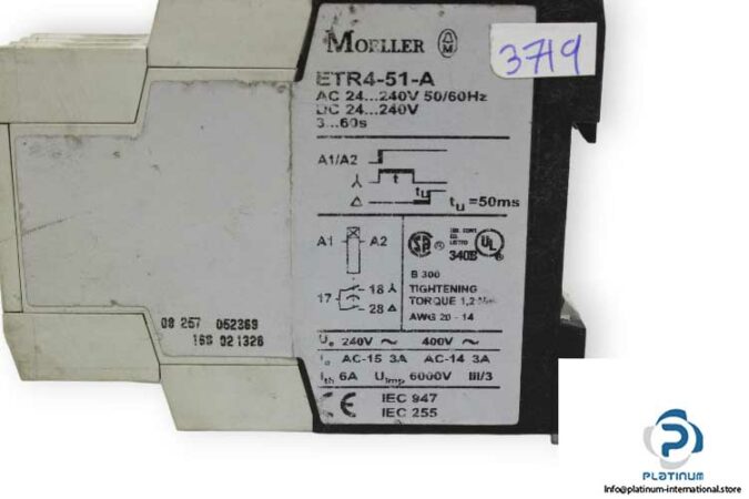 moeller-ETR4-51-A-timer-relay-(used)-2