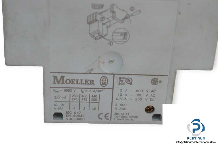 moeller-NHI11-PKZ2-side-mount-auxiliary-contact-(used)-1