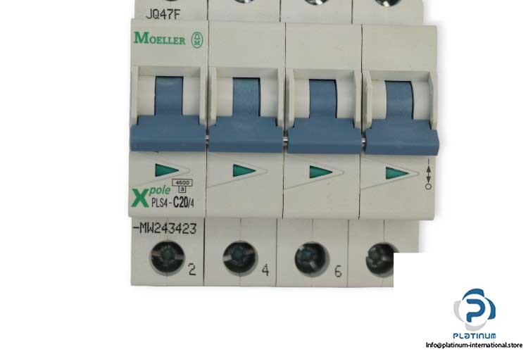 moeller-PLS4-C20_4-MW-miniature-circuit-breaker-(new)-1