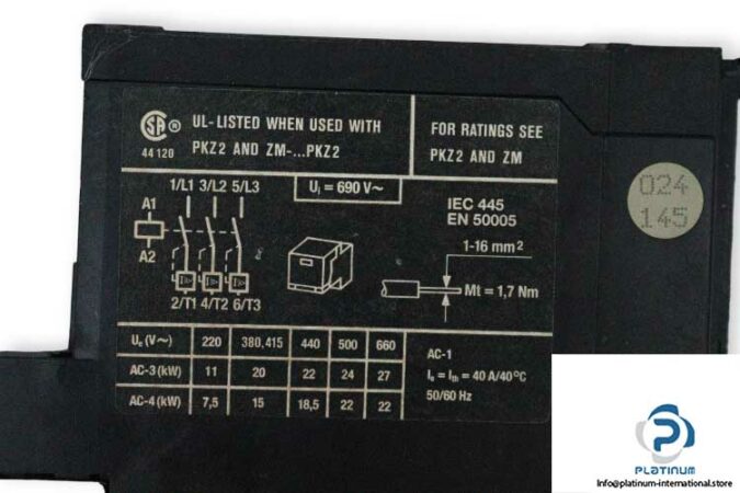 moeller-S-PKZ-2-high-capacity-contact-module-(used)-3