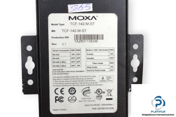 moxa-TCF-142-M-ST-media-converters-(used)-2