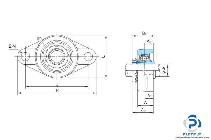 nachi-UKFL-206-oval-flange-ball-bearing-unit-(new)-2