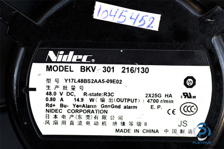 nidec-BKV301216-130-axial-fan-used-1