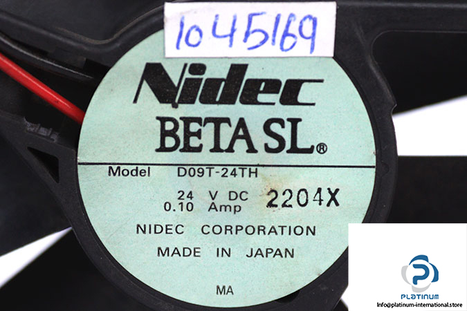 nidec-D09T-24TH-axial-fan-used-1