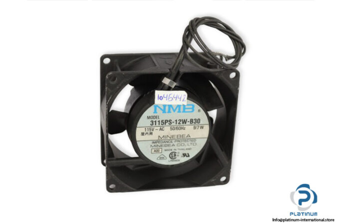 nmb-3115PS-12W-B30-axial-fan-used