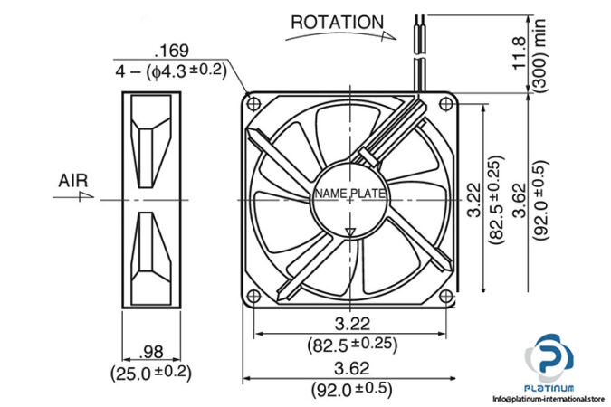 nmb-3610KL-05W-B50-axial-fan-used-2