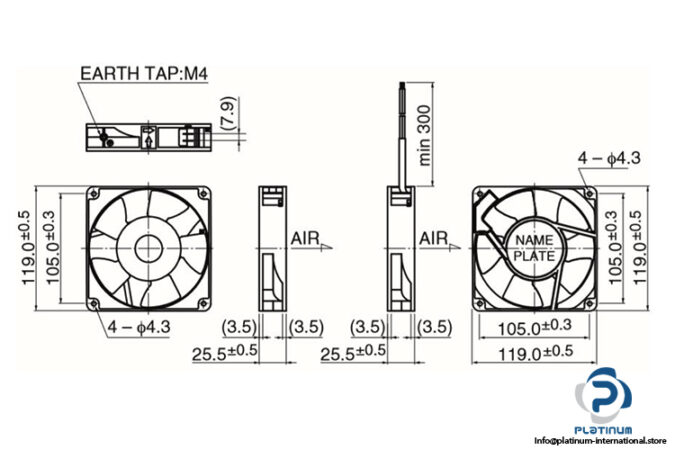 nmb-4710PS-23T-B3A-axial-fan-used-2