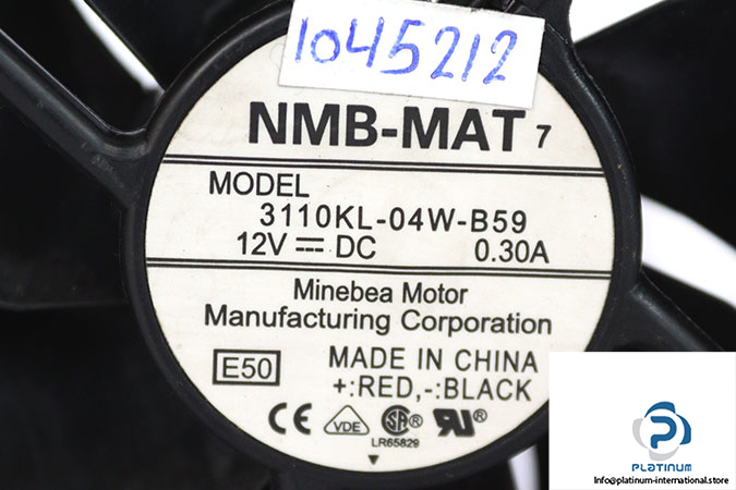 nmb-mat-3110KL-04W-B59-axial-fan-used-1