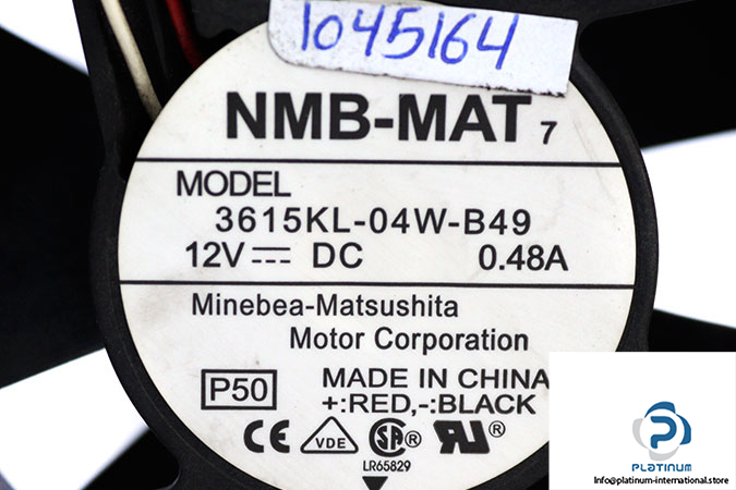 nmb-mat-3615KL-04W-B49-axial-fan-used-1