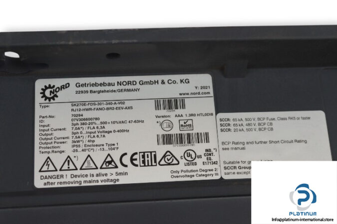 nord-SK270E-FDS-301-340-A-V02-RJ12-HWR-FANO-BR2-EEV-AXS-frequency-inverter-(used)-3